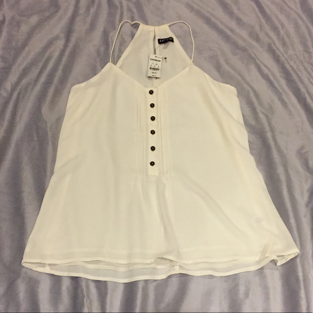 🆕NWT Express racerback button down tank 🆕